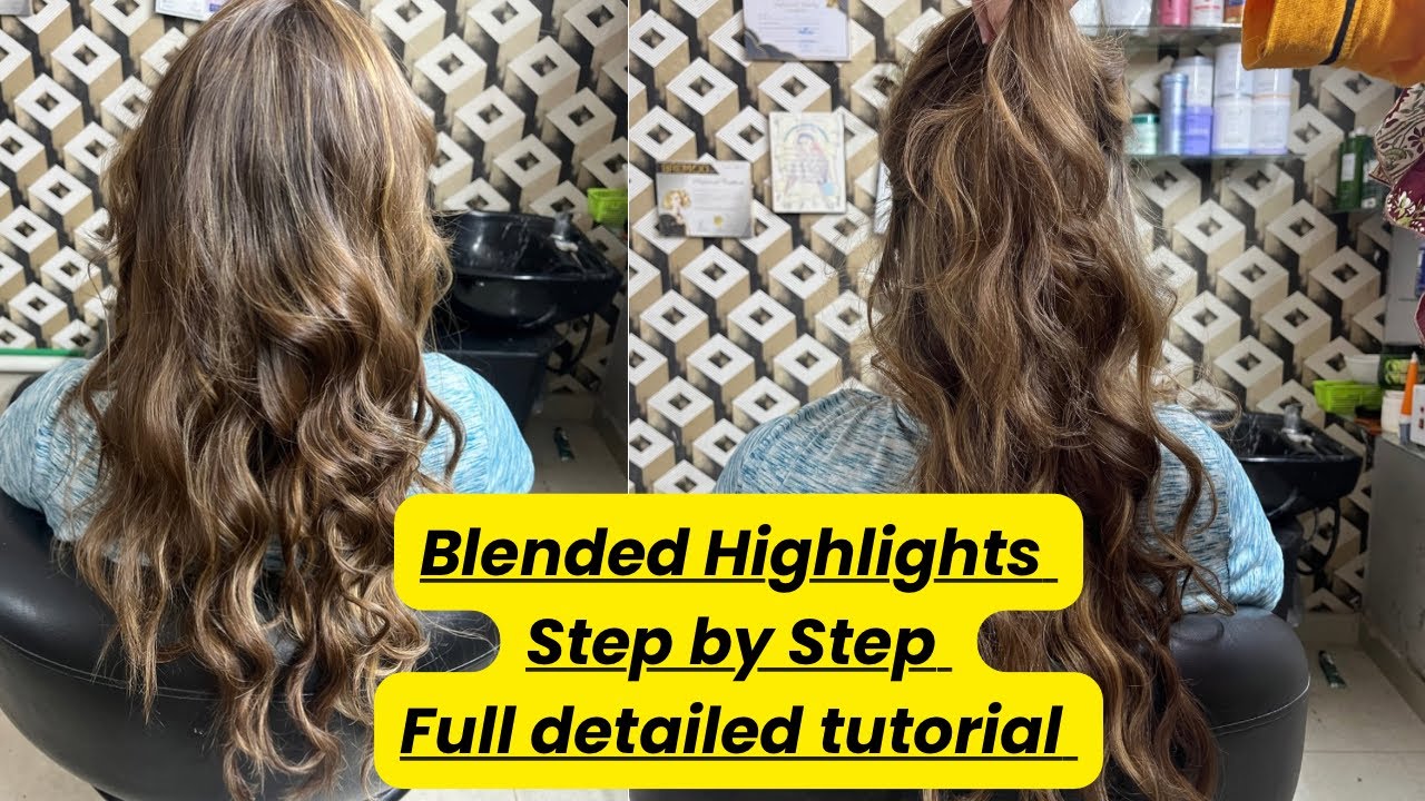 Blended highlights exact method  professional secrets reveal hair theory | hair problems  hair issue