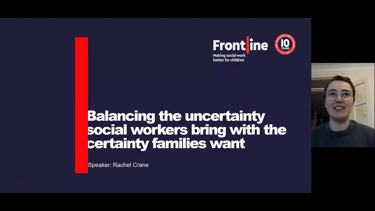 Balancing uncertainty in social work | Frontline Talks
