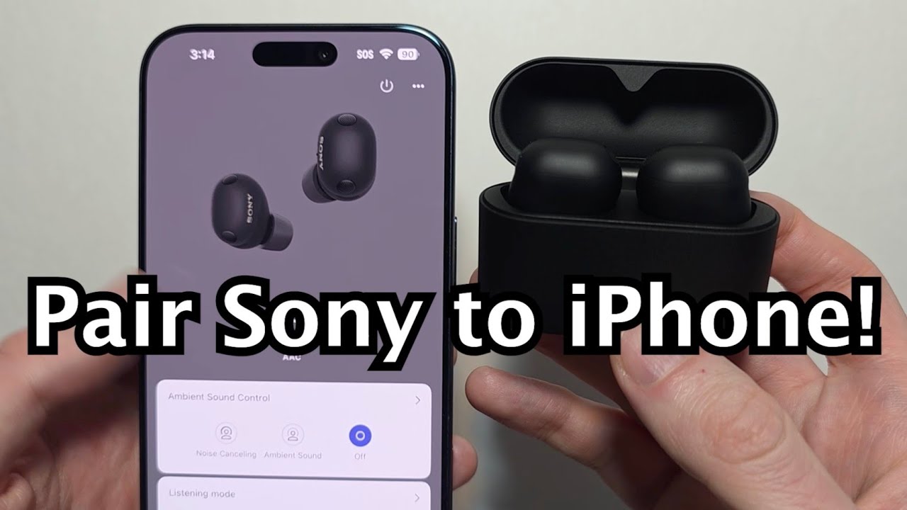 Как подключить наушники Sony WF-1000XM6 к iPhone!