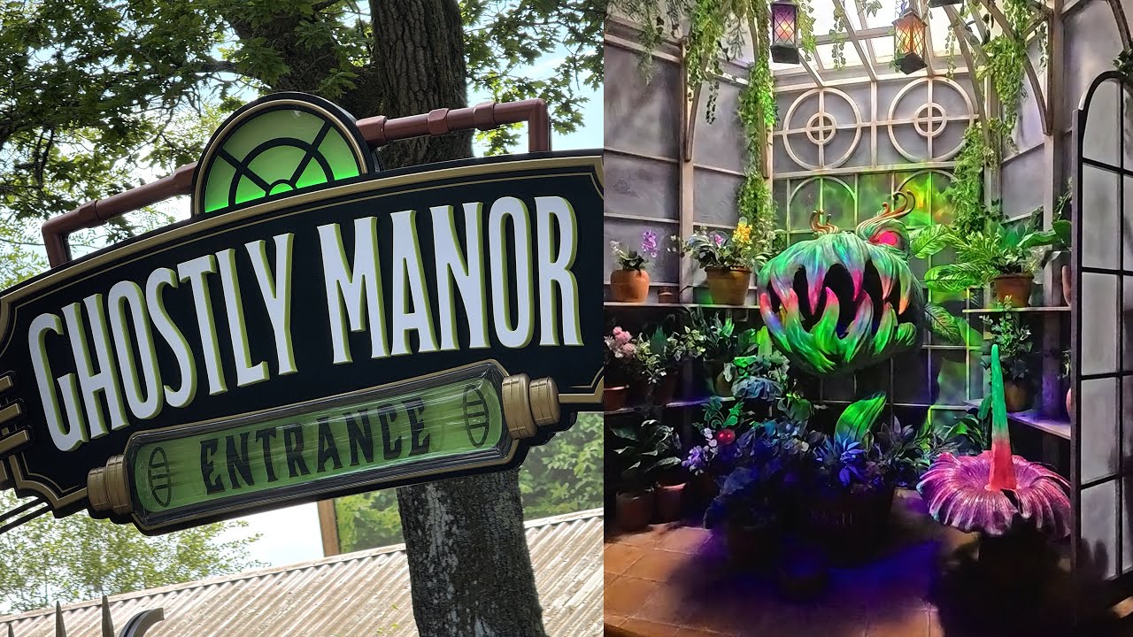 Ghostly Manor On Ride POV - Paultons Park