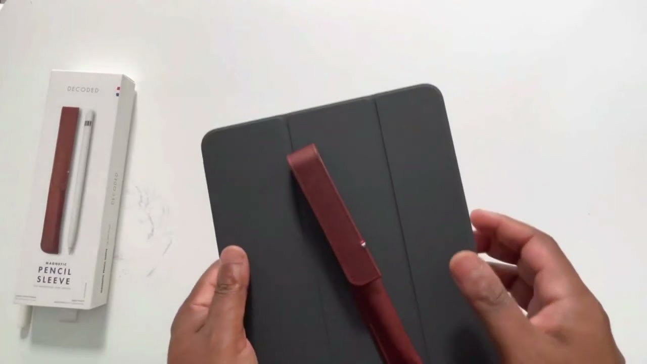 Decoded Leather Magnetic Pencil Sleeve for Apple Pencil Unboxing & Review