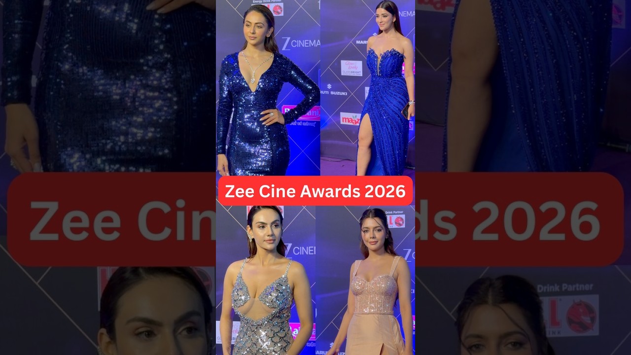 24th Zee Cine Awards 2026 Purple Carpet Full Uncut Video #zeecineawards2026 #bollywood