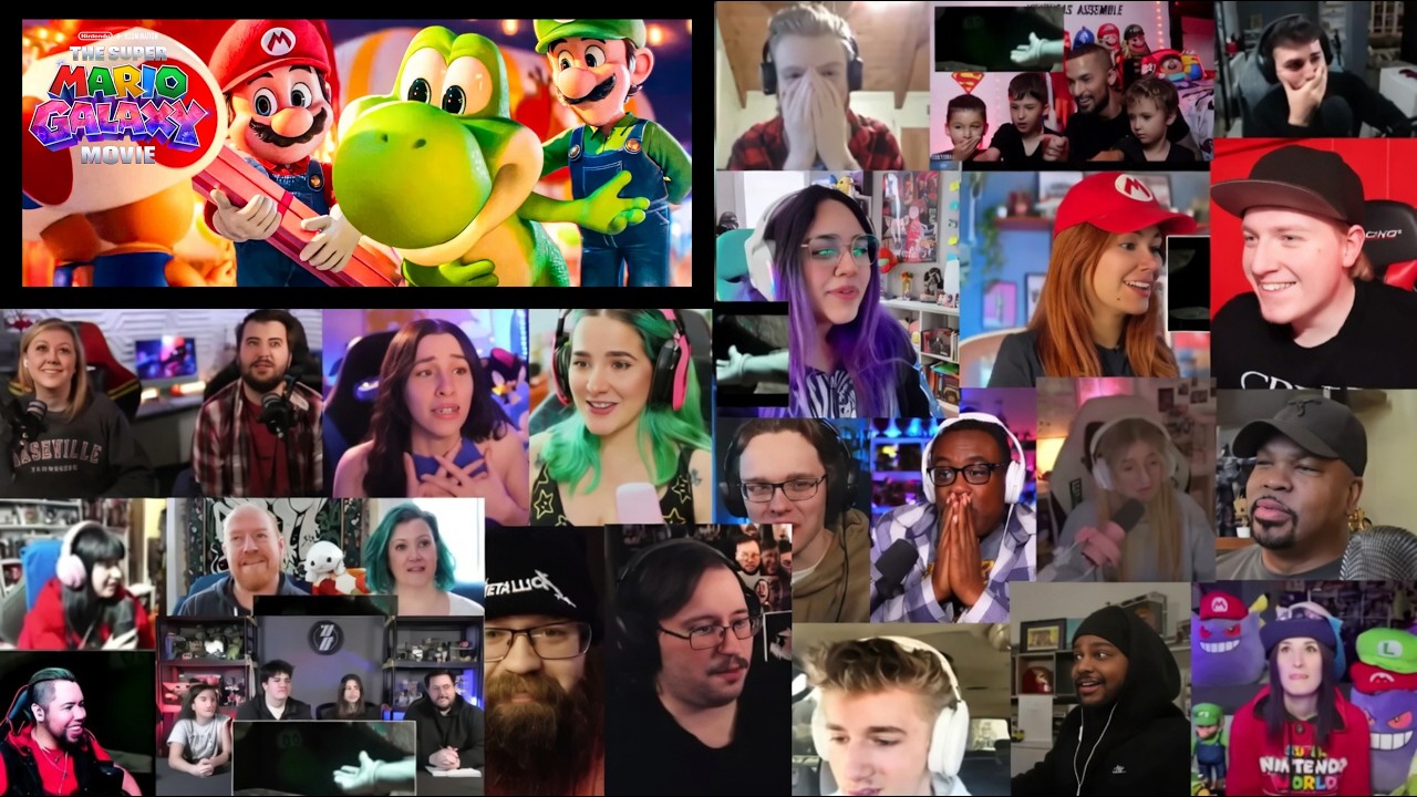 The Super Mario Galaxy Movie Official Trailer | Mega Reaction Mashup