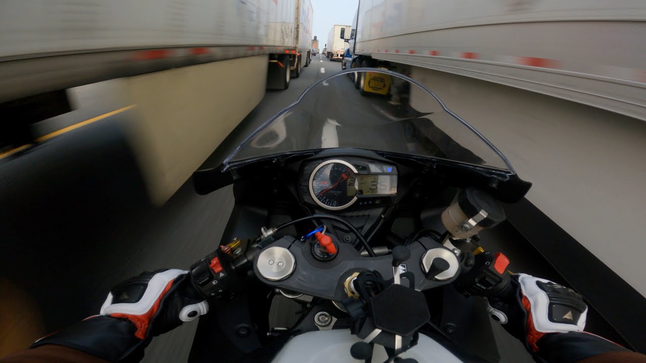 Beginner Rider On GXSR-600 | RUSH HOUR TRAFFIC