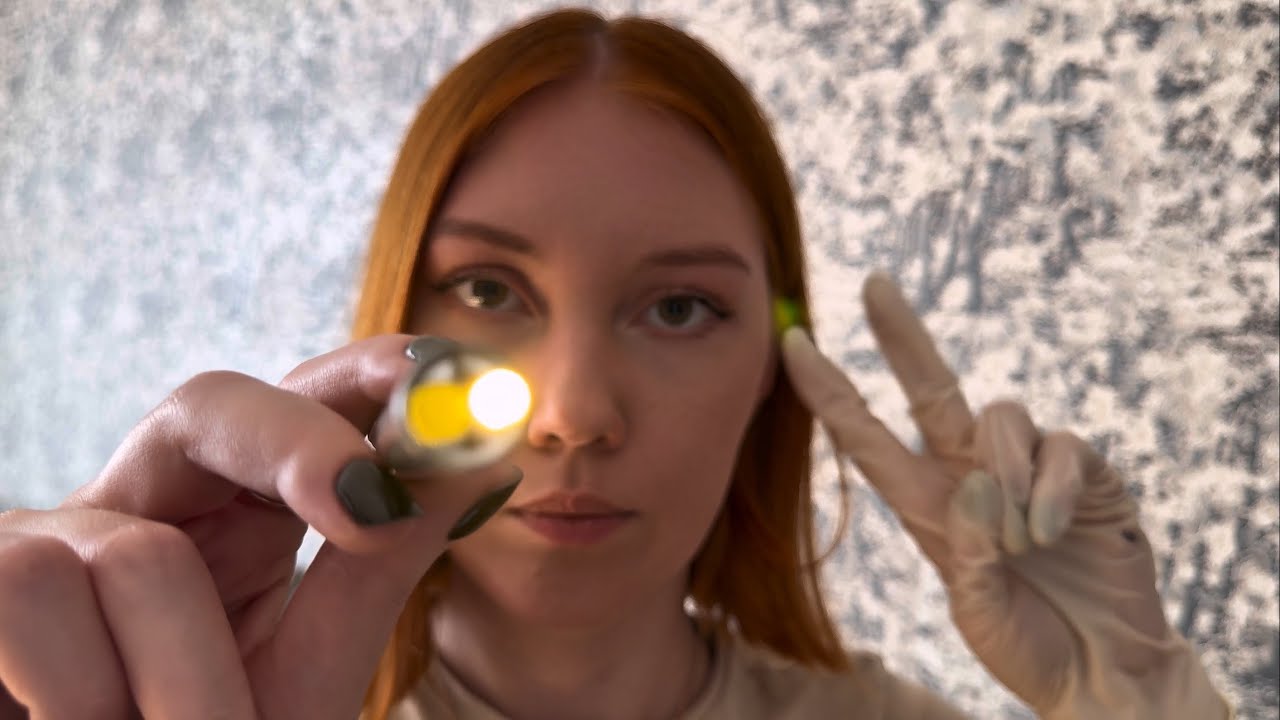 Неврологический осмотр ASMR для расслабления | Проверка рефлексов и лёгкая медицинская ролевая игра