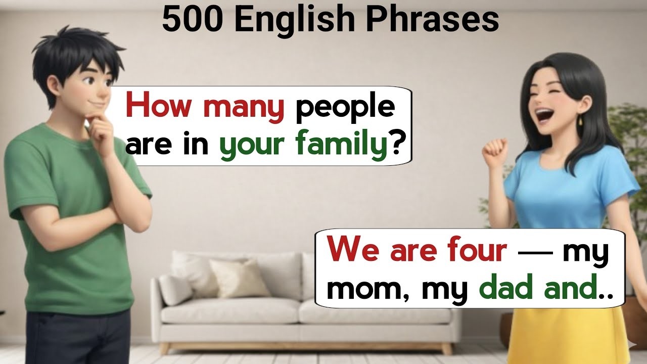 👉Daily English Speaking Practice | Real - life English Conversation For Beginners