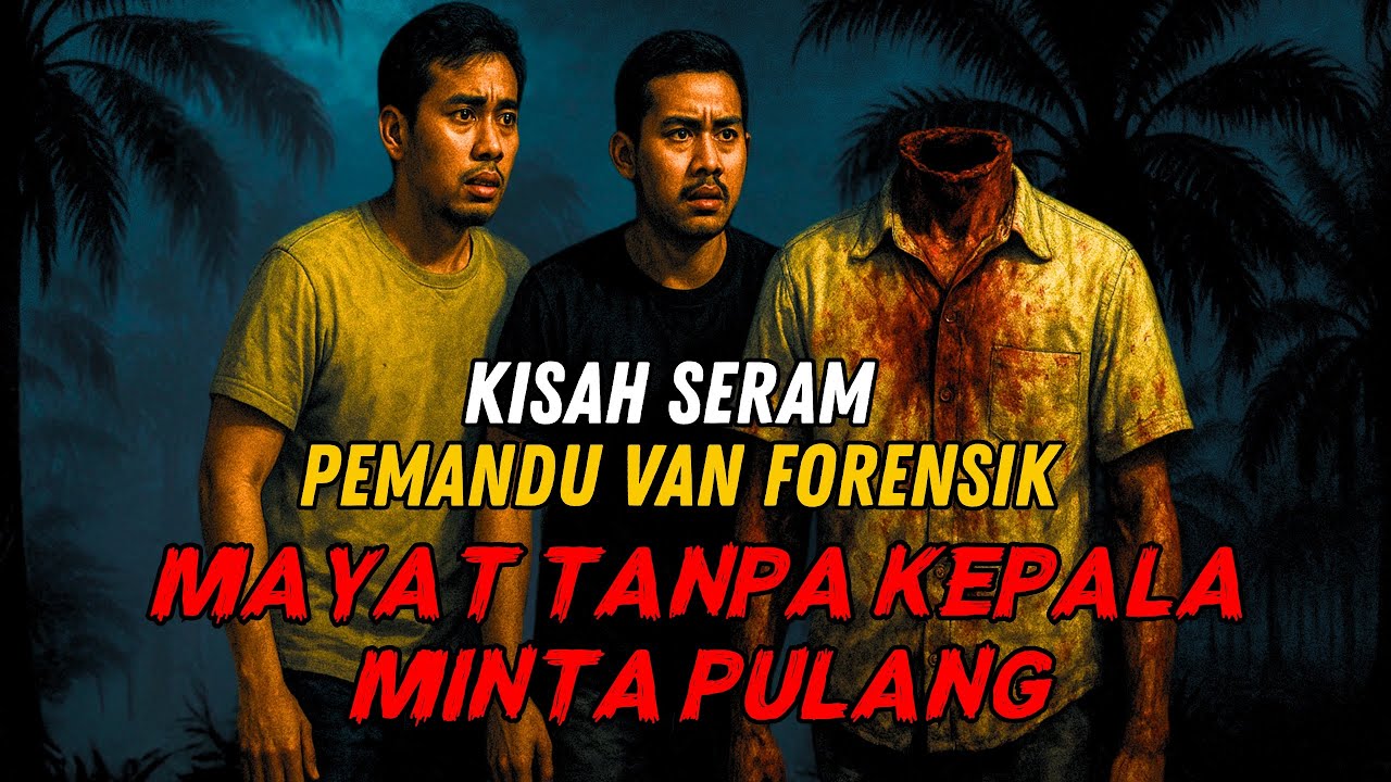 KISAH SERAM PEMANDU VAN FORENSIK | MAYAT BERGERAK DALAM VAN | KEPALA MENGINTAI CERMIN SISI‼️(MELAKA)