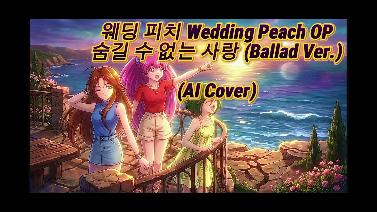 웨딩 피치 (Wedding Peach) OP - 숨길 수 없는 사랑 (Ballad Ver.) (AI Cover)
