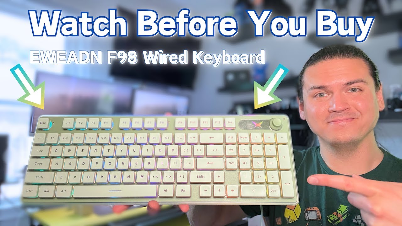 I Tested The Eweadn F98 RGB Wired Computer Keyboard