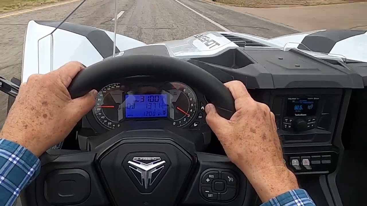 Test drive 2024 Polaris Slingshot, selling on bring a trailer