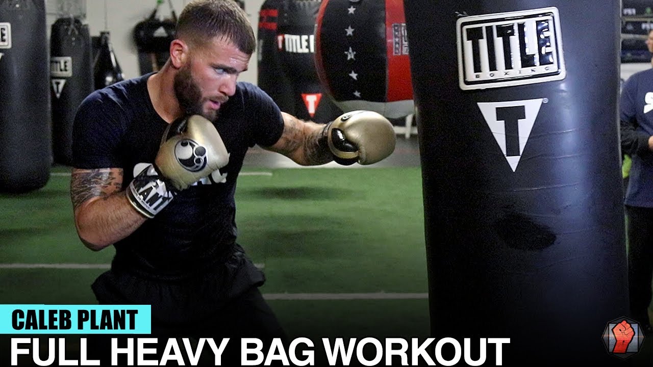 CRUSHING THE HEAVY BAG - CALEB PLANT'S FULL HEAVY BAG WORKOUT