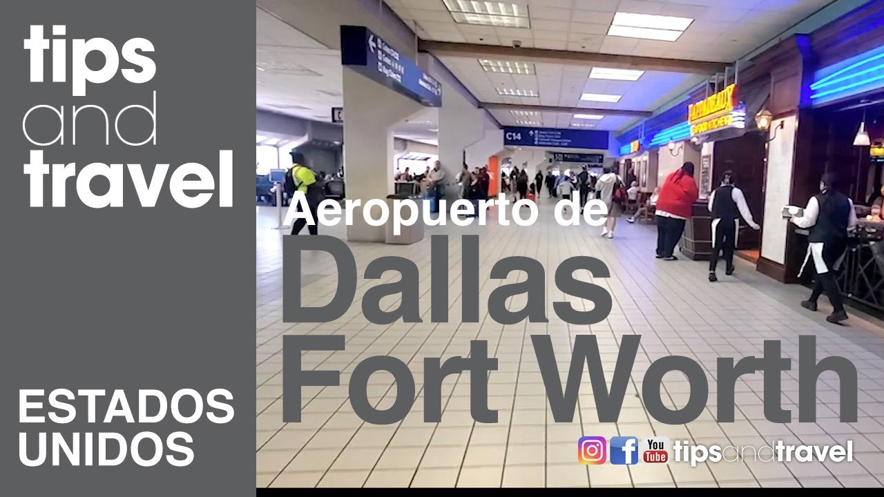 ✈️ ¿Cómo es el AEROPUERTO de DALLAS-FORT WORTH (DFW) USA? 🧳 Nuestra EXPERIENCIA | Tips and Travel