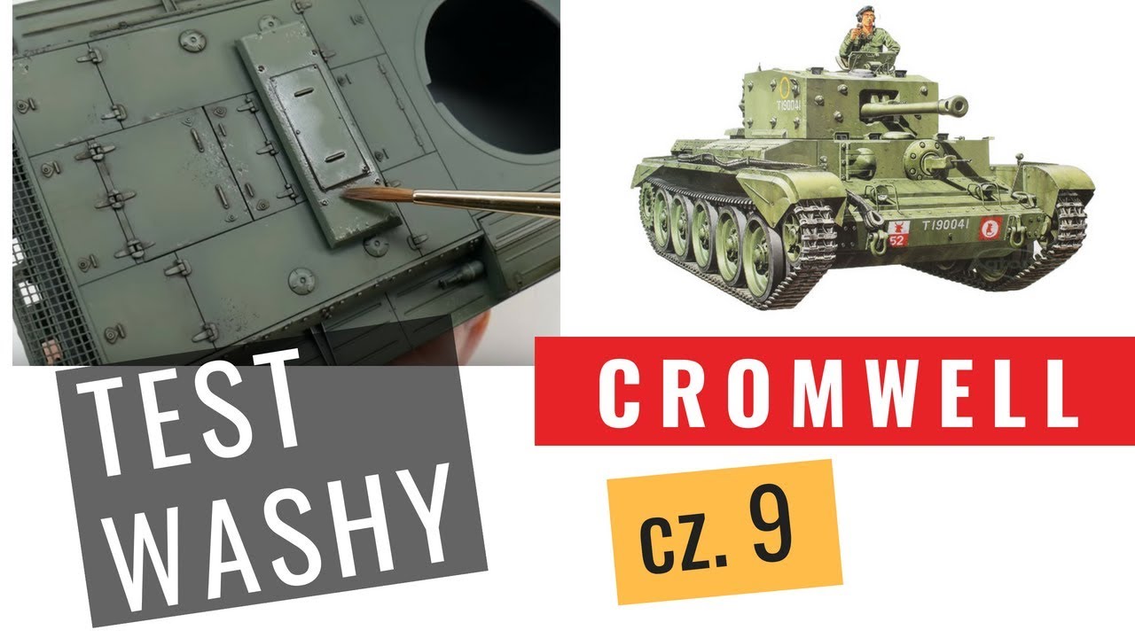 WASH - Porównanie 6 rodzajów washy modelarskich