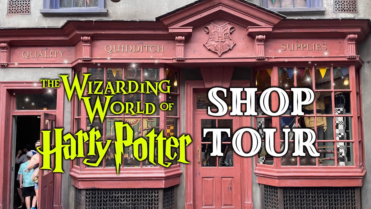 Экскурсия по магазинам Гарри Поттера | Качественные товары для квиддича | Wizarding World Univers...