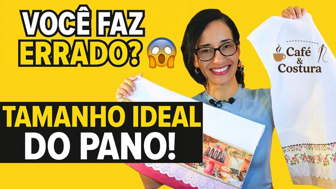 Qual o Tamanho Certo do Pano de Prato? O Erro Que Quase Todo Mundo Comete!