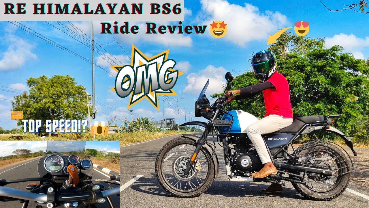 Royal Enfield HimalayanBs6 - Ride Review/Top Speed Test?/Ultimate Power🤯/Exhaust Note😈/@tracktwister