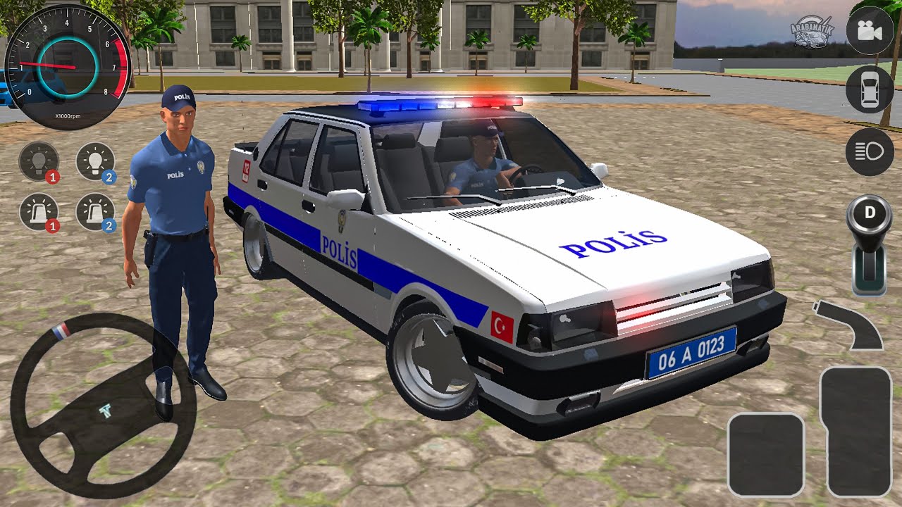 Tofaş Şahin Türk Polis Arabası Sürüş Oyunu - Polis Oyunu 2025 #99 - Android GamePlay