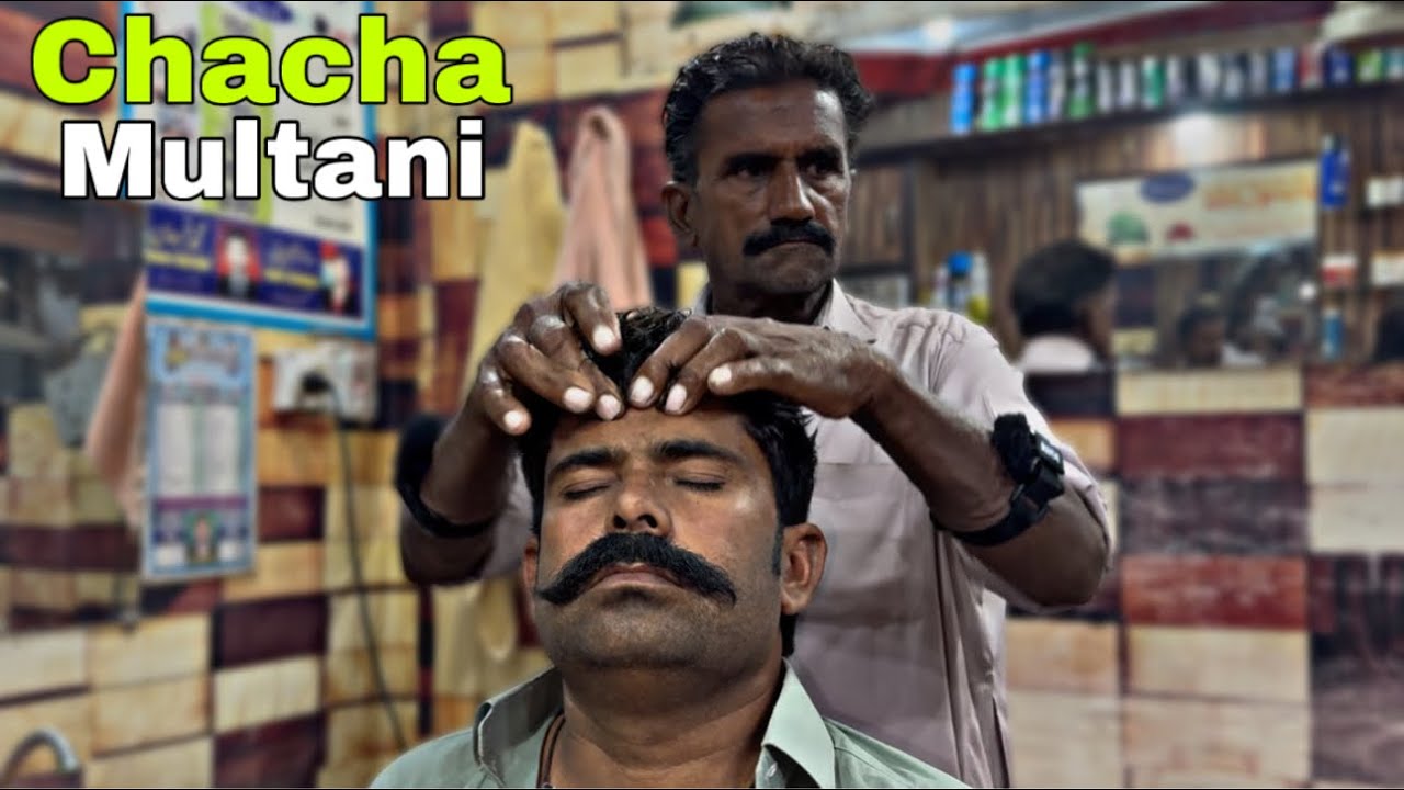 “Unbelievable Head Massage by Chacha Multani 🇵🇰 | Ultimate Pakistani Barber ASMR for Deep Sleep 