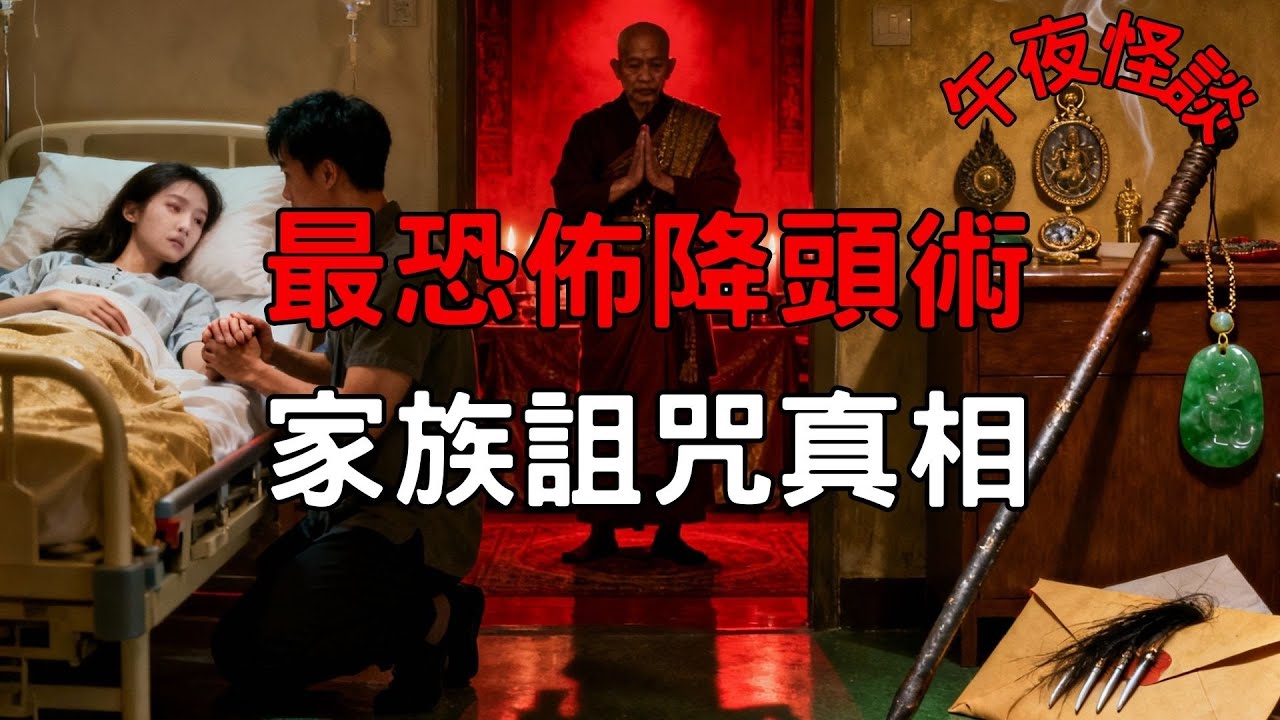 【訓住教聽 】血癌女友怪病纏身，竟是家人下的降頭！泰國師傅跨海鬥法，結局大快人心！|【真實靈異 】