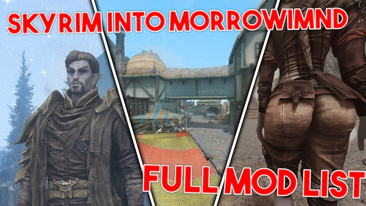 TURNING SKYRIM INTO MORROWIND (Skyrim Mods 2021)