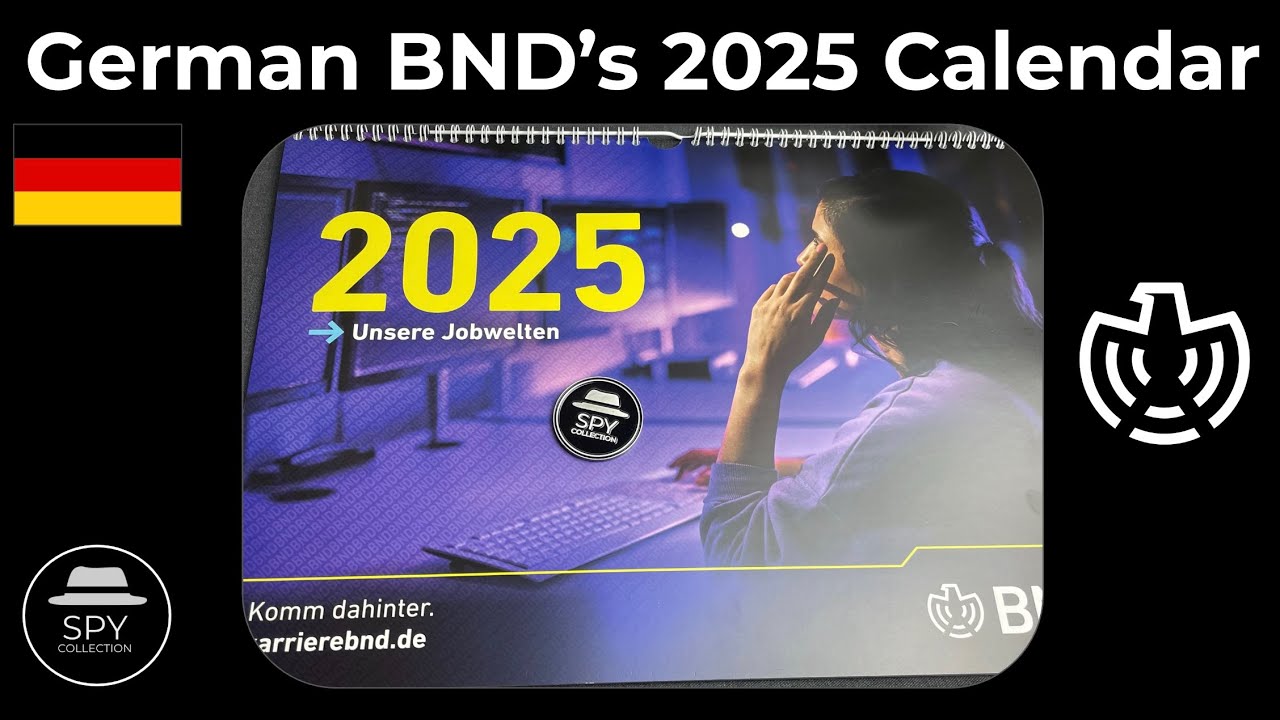 2025 Calendar of the German Federal Intelligence Agency (BND)