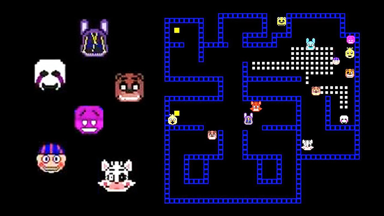 FNAF PAC-MAN 2 | Gameplay + Secret Night [2015-08-18]