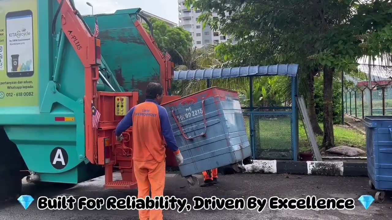 Single Piece Garbage Trucks for Melaka