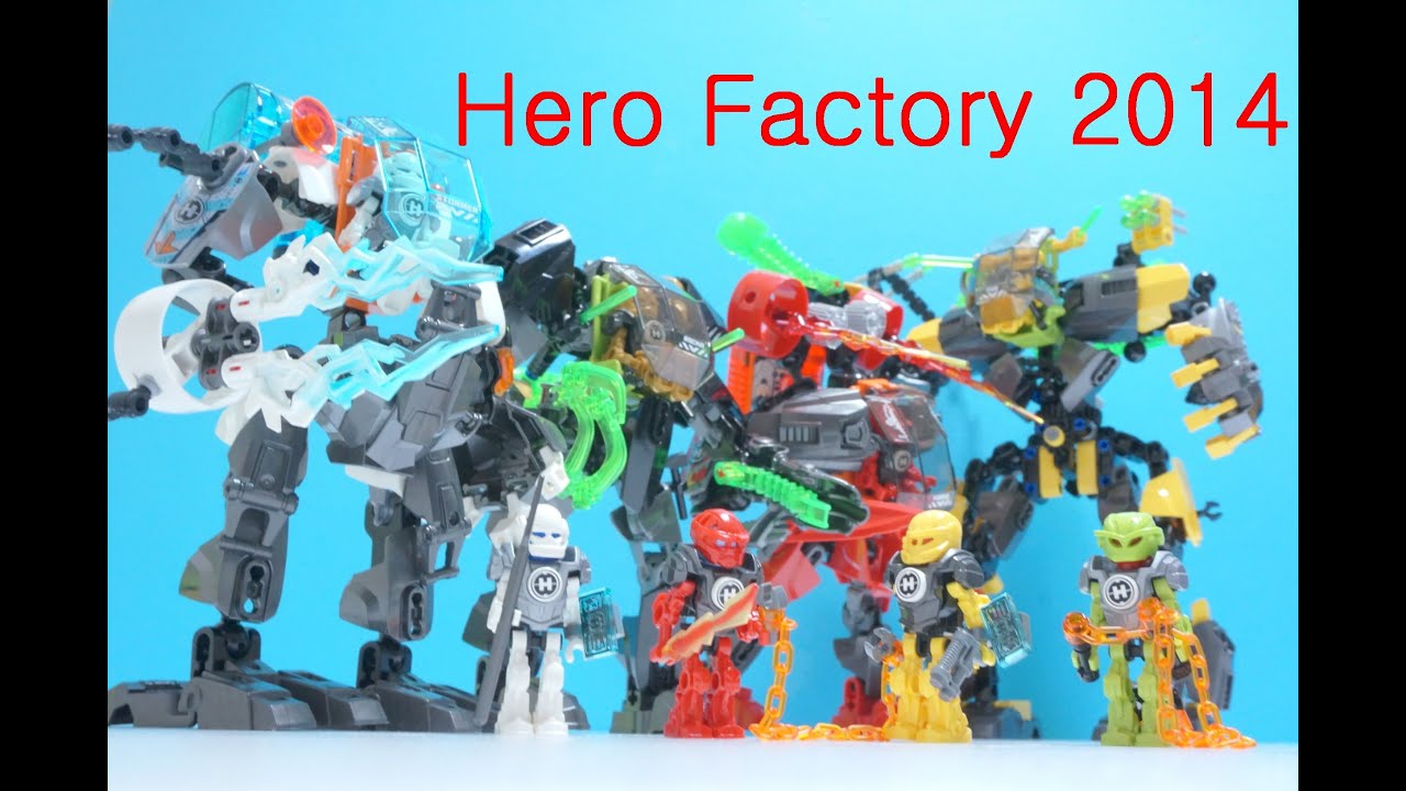 Lego Hero Factory Invasion from below 44015 - 44022 (All)  Time Lapse (레고 히어로팩토리)