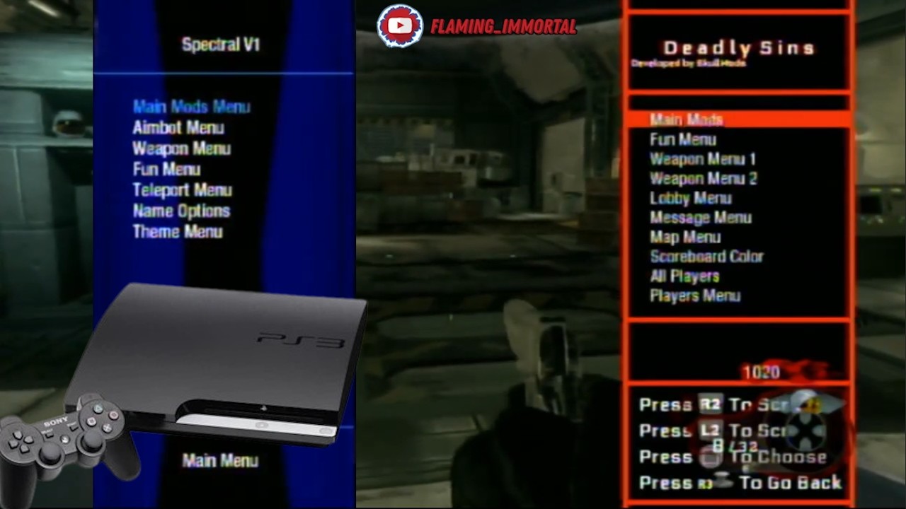BO1 Zombies Demonic V1 RTM Mod Menus PS3 Showcase