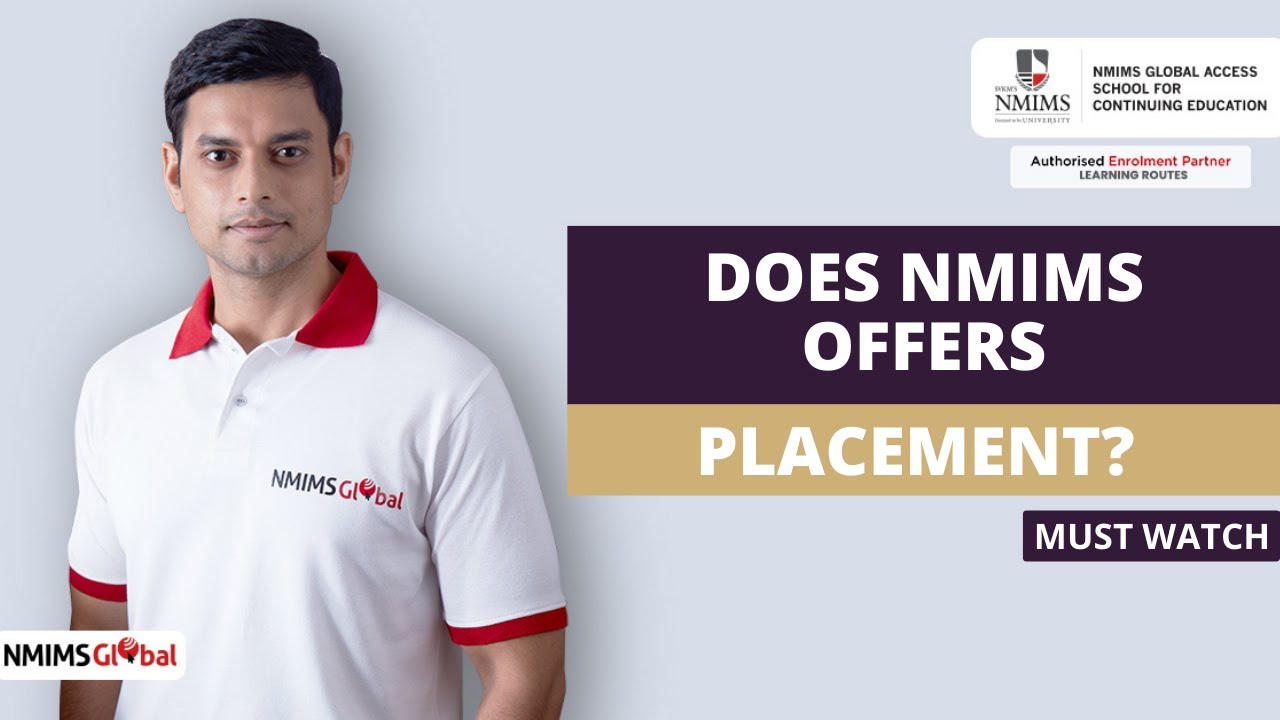 Does NMIMS-NGASCE offers placements? | ODL Program | Career | Online Distance