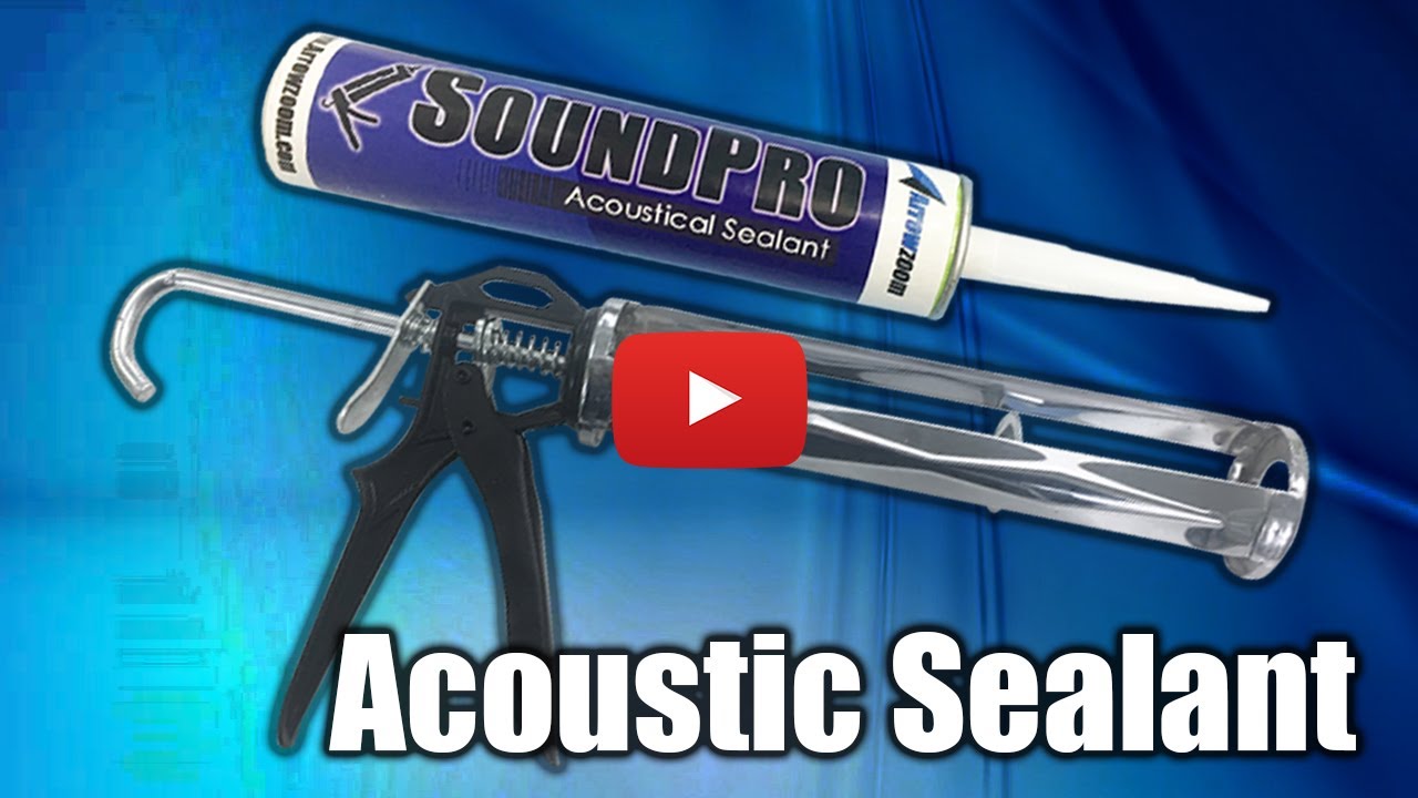 Acoustic Treatment: Unboxing Polyurethane Sealant Soundproofing with Culking Gun