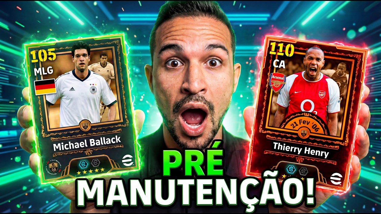 🚨 AO VIVO! PR&Eacute; MANUTEN&Ccedil;&Atilde;O DO EFOOTBALL 2026 MOBILE E CONSOLES🔥
