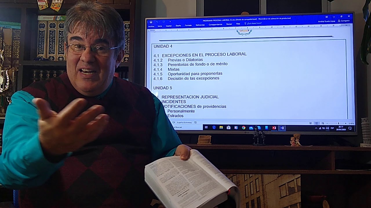 CLASE PROCESAL LABORAL 21 DE ABRIL 2020 UMNG