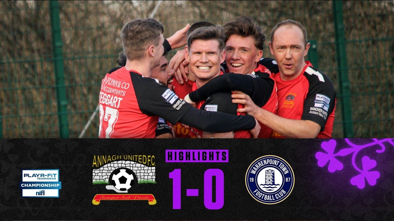Annagh move TOP! | Annagh United 1-0 Warrenpoint Town | #playrfitchamp