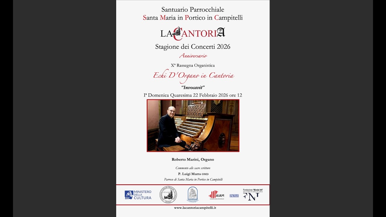 Anniversario X° Rassegna Organistica Echi D'Organo in Cantoria“Invocavit”