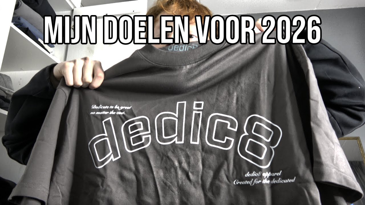MIJN DOELEN VOOR 2026 | GRATIS BOX SHIRT TEE