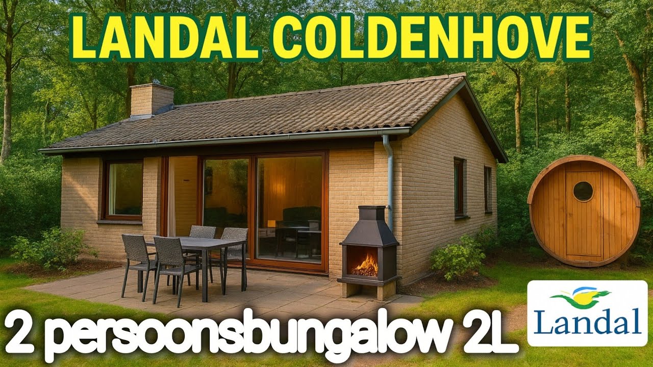 Luxe 2-Persoons Bungalow Landal Coldenhove | Rondleiding Huisje 460 met Sauna & Houtkachel