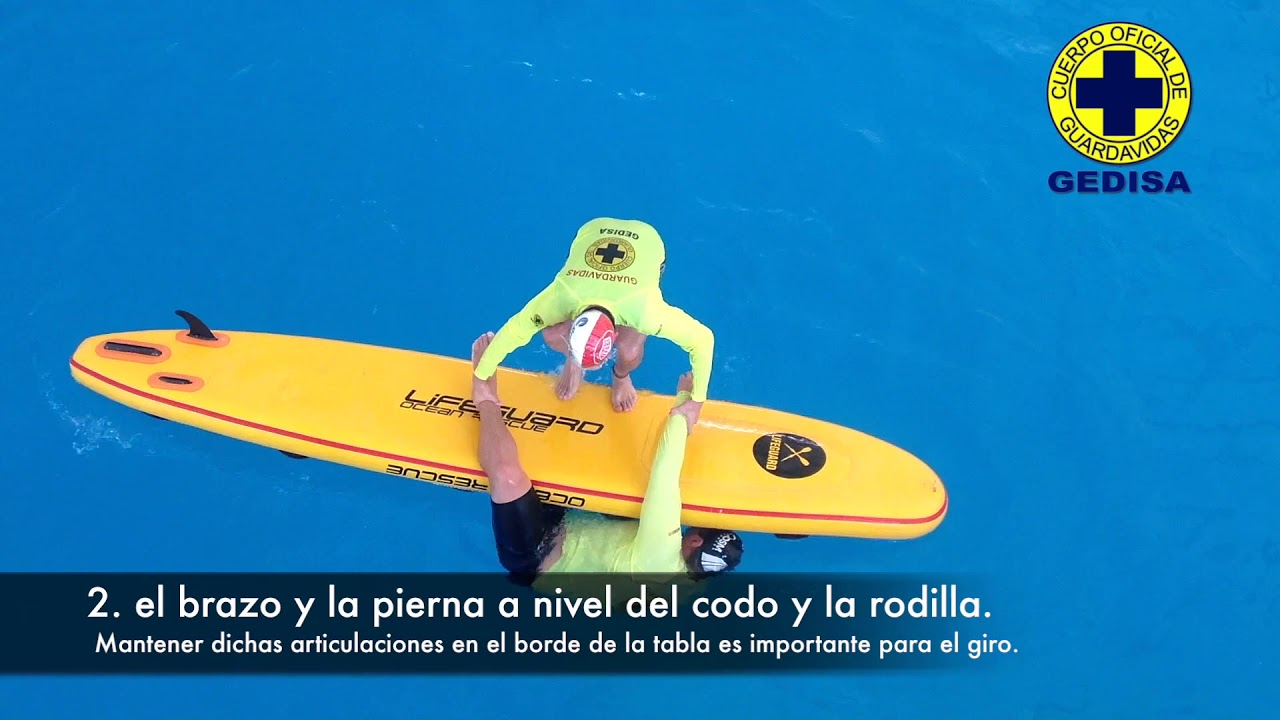 TÉCNICAS DE RESCATE CON TABLA INFLABLE - GEDISA