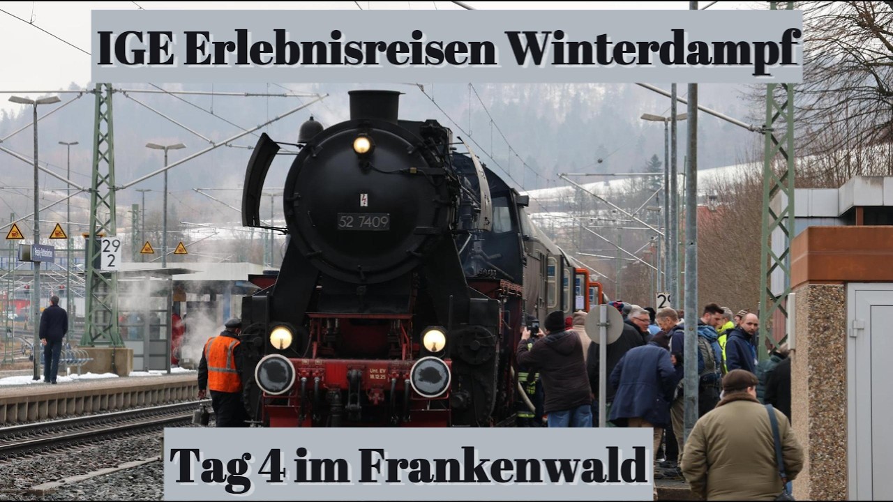 IGE Erlebnisreisen Winterdampf - Tag 4 im Frankenwald mit 52 7409 am 17.02.2026