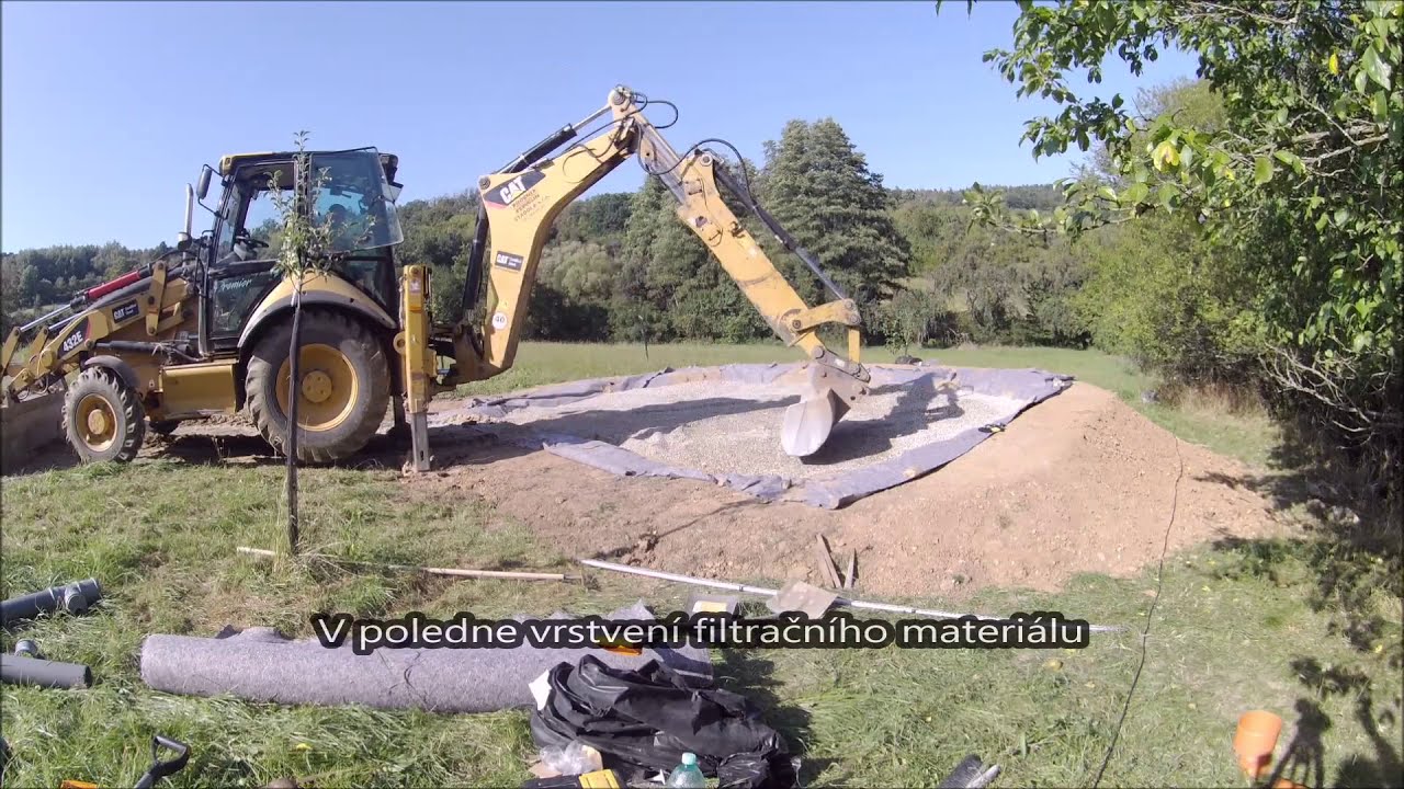 Domovní přírodní čistírna - výstavba za 2 dny