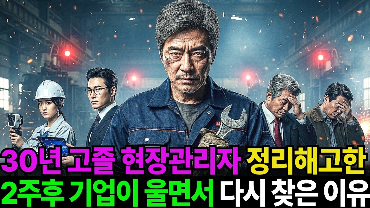 30년 경력 고졸 기계 안전관리 책임자를 정리해고한 회사가 울면서 다시 찾은 이유