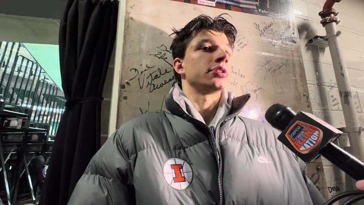 Andrej Stojakovic post game vs. Michigan State 