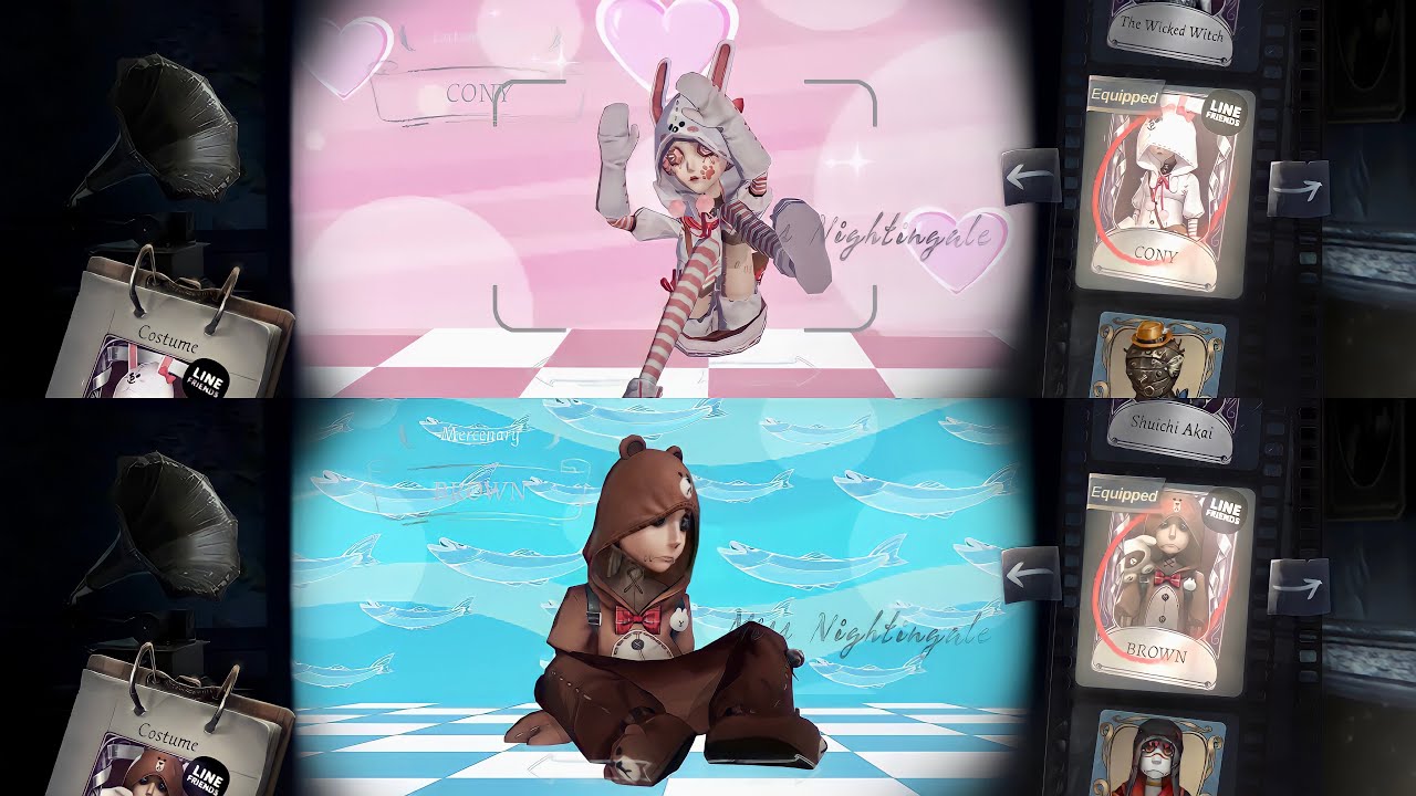 Identity V | CONY & BROWN GAMEPLAY ON GLOBAL SERVER! | LINE FRIENDS Crossover