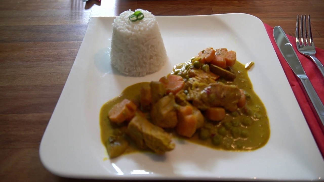 Hähnchen Curry Kurkuma