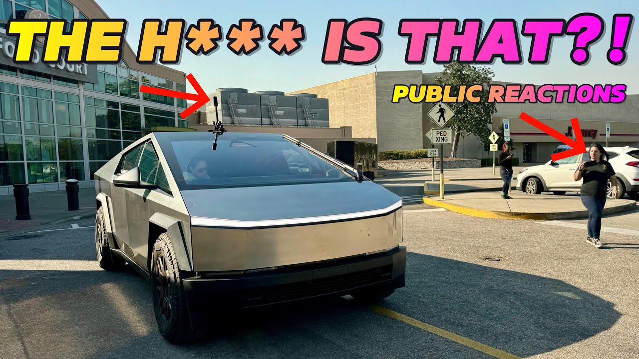 Public GOES CRAZY Seeing My Cybertruck! (Reactions in North Carolina) Part 2