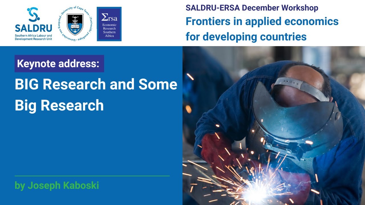 Keynote Address by Joseph Kaboski: BIG Research and som Big Research