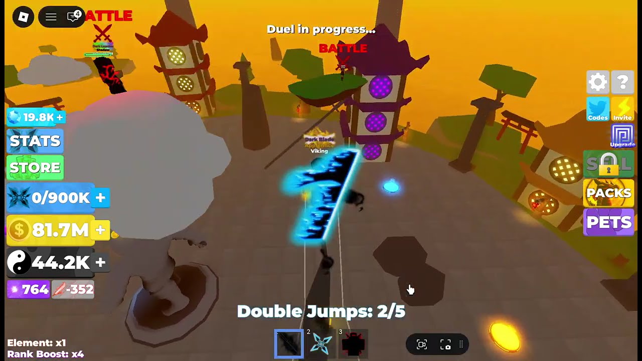 viking cooked by a pink sheep in roblox ninja legends