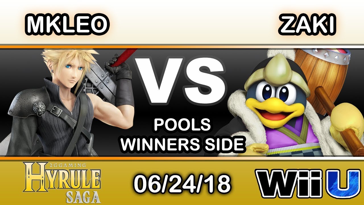Hyrule Saga - Echo Fox MVG | MKLeo (Cloud) Vs. zaki (King Dedede) Pools - Smash 4