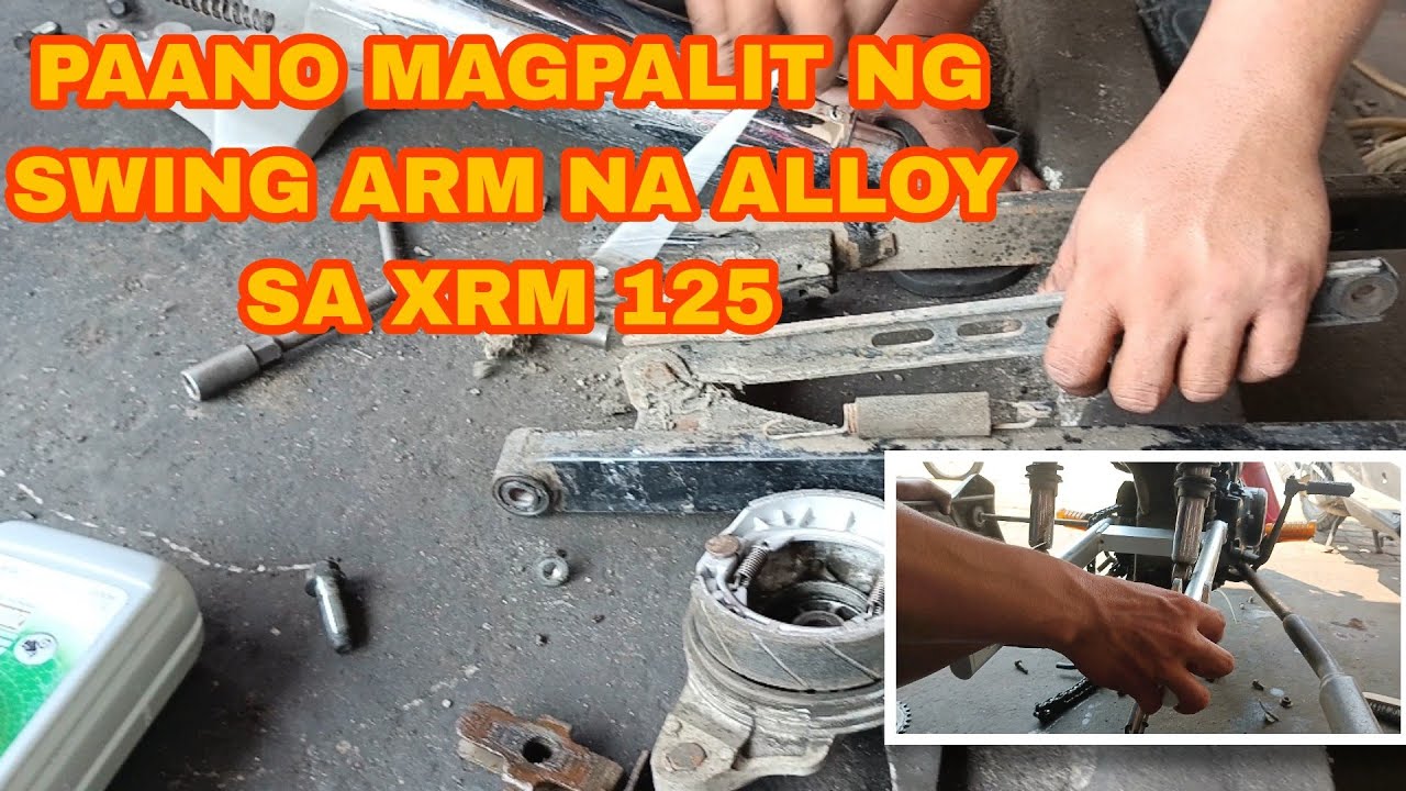 PAANO MAGPALIT NG SWING ARM NA ALLOY SA XRM 125