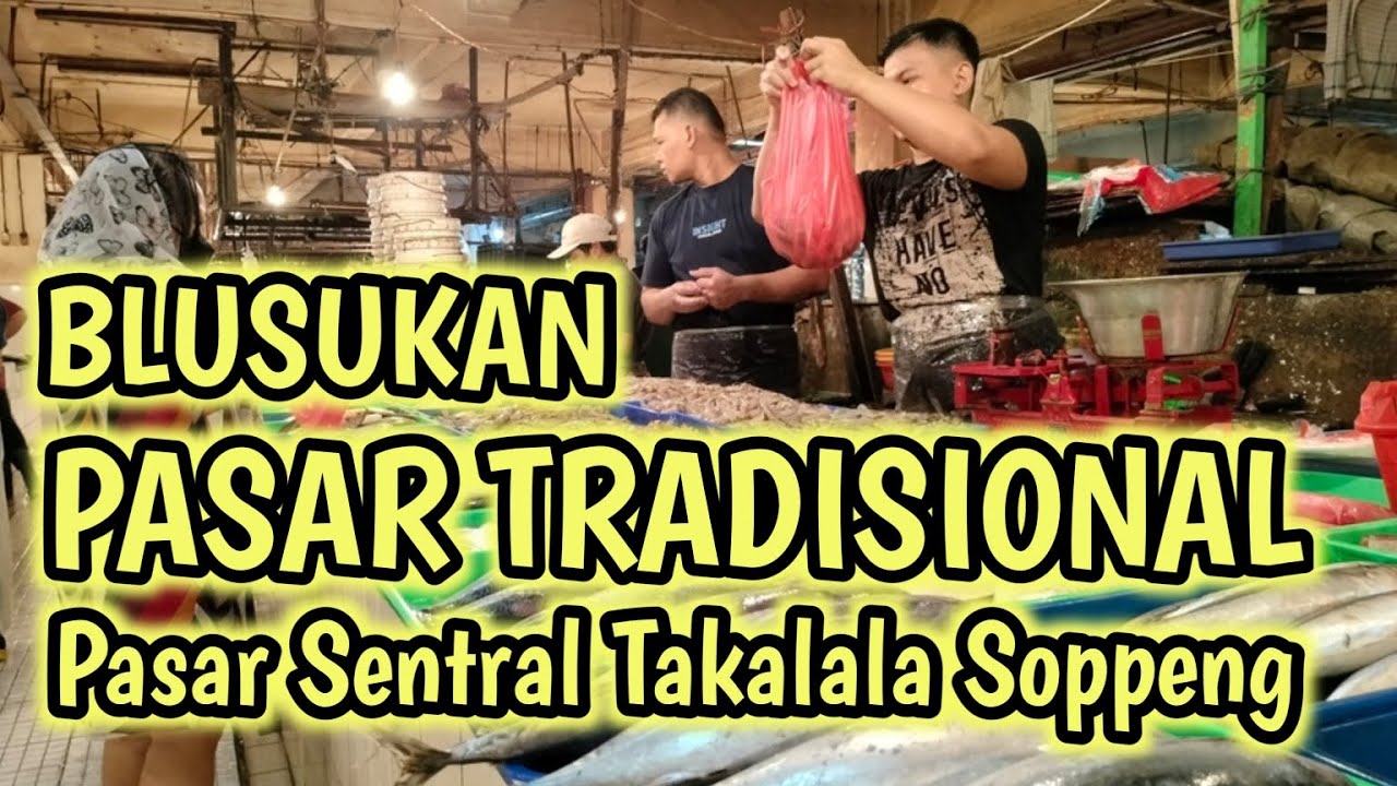 Situasi Menjelang Lebaran di Pasar Tradisional Takalala Soppeng
